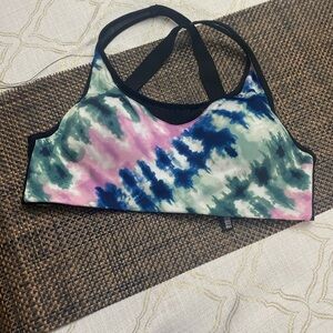 PINK Victoria's Secret Multicolor Tie-Dye Sports Bra